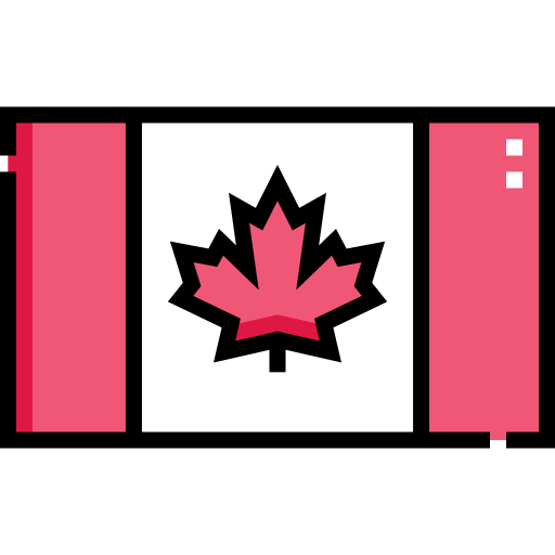 Canada Detailed Straight Lineal color icon