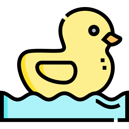 Giant duck Detailed Straight Lineal color icon