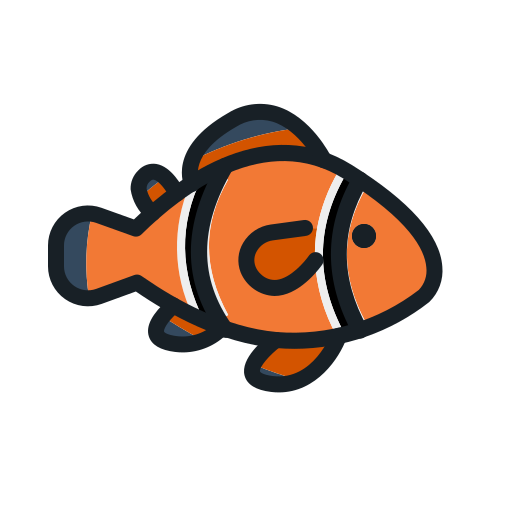 clownfisch Generic Outline Color icon