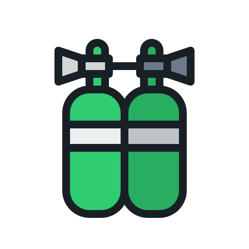 sauerstofftank Generic Outline Color icon