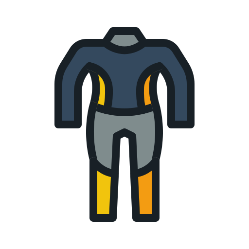 Wetsuit Generic Outline Color icon