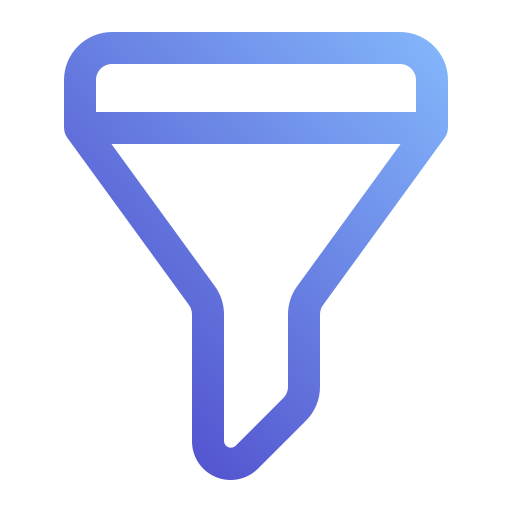 セールスファネル Generic Gradient icon