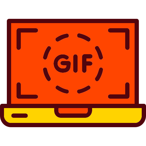 gif Generic Outline Color icoon