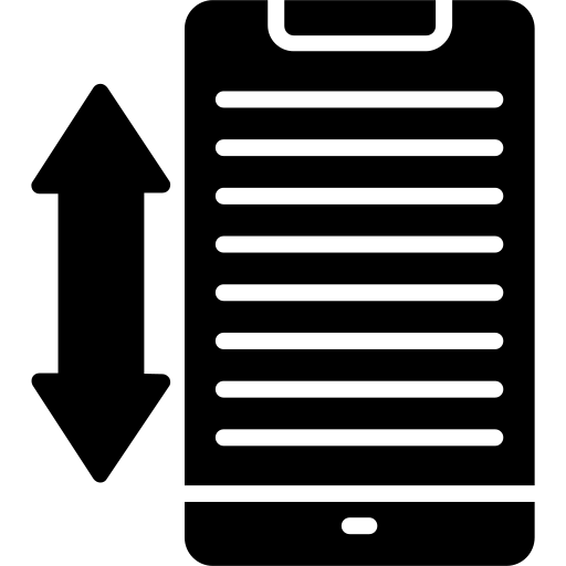 Прокрутка Generic Glyph иконка