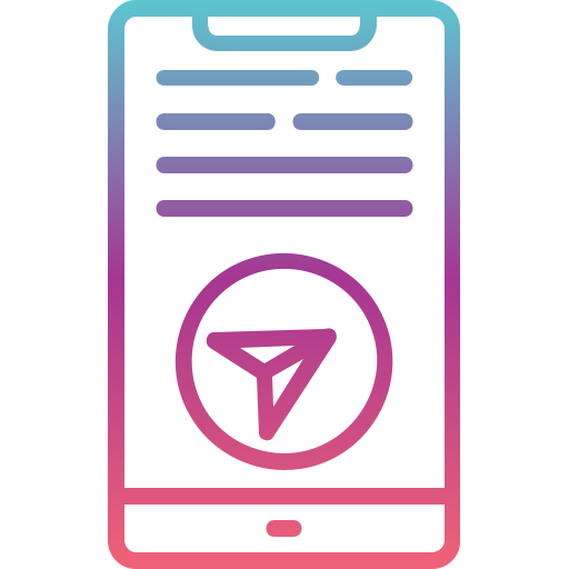 telegramm Generic Gradient icon