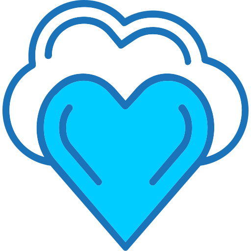 corazón Generic Blue icono