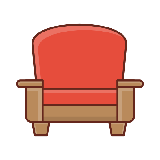 fauteuil Generic Outline Color icoon