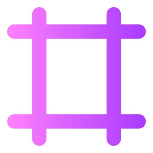 Grid Generic Flat Gradient icon