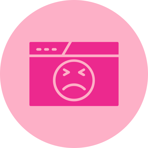 Angry face Generic Flat icon