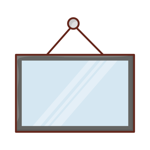 specchio Generic Outline Color icona