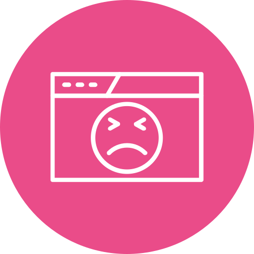 Angry face Generic Flat icon