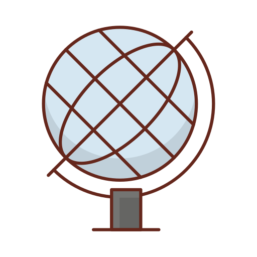 rejilla de globo Generic Outline Color icono