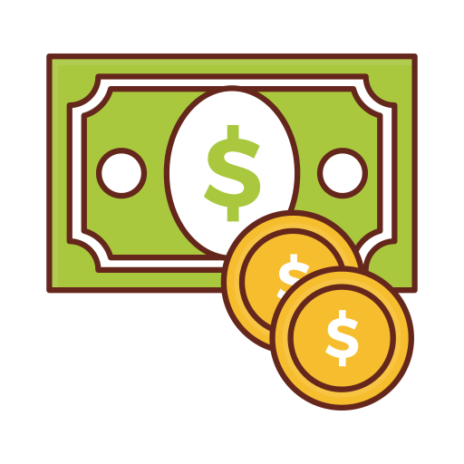 Cash Generic Outline Color icon