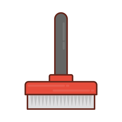 brosse de nettoyage Generic Outline Color Icône