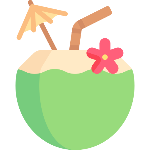 kokosnussgetränk Special Flat icon