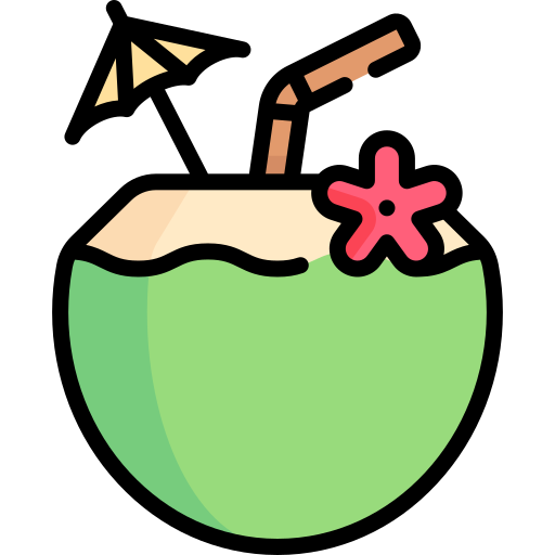코코넛 음료 Special Lineal color icon