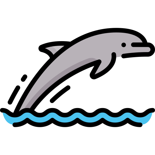 dolfijn Special Lineal color icoon