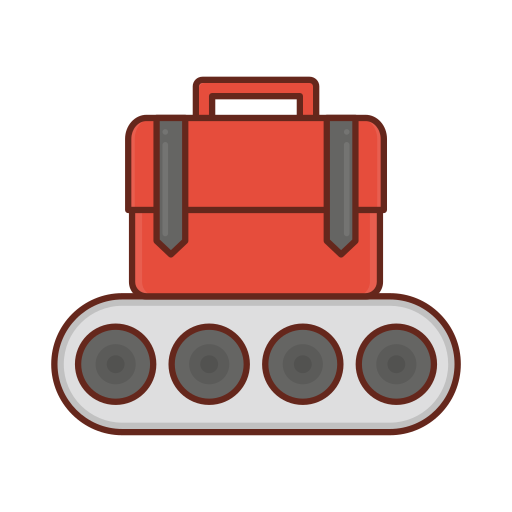 Conveyor belt Generic Outline Color icon