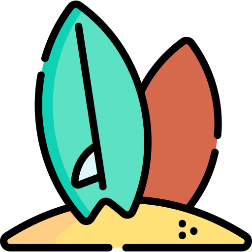 Surfboard Special Lineal color icon