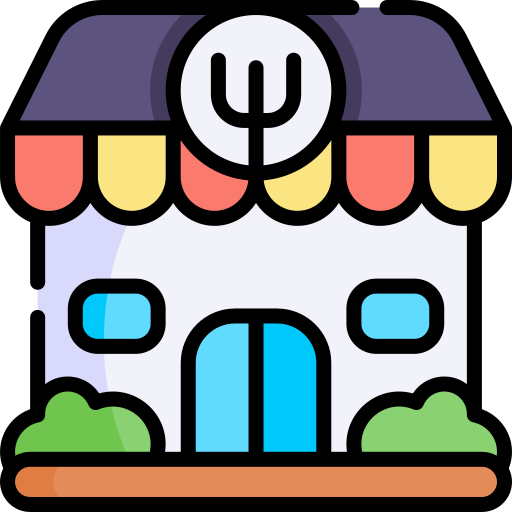 restaurant Kawaii Lineal color icon