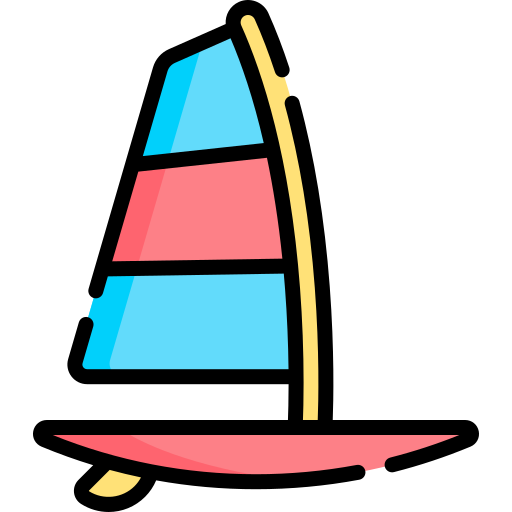 windsurfingu Special Lineal color ikona