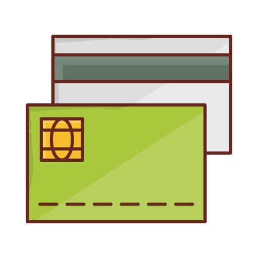 신용 카드 Generic Outline Color icon