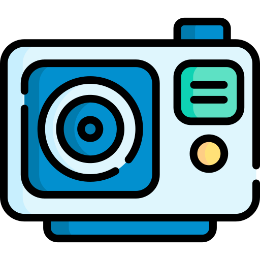 Action camera Special Lineal color icon
