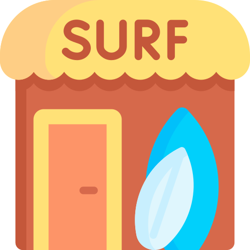 Surf shop Special Flat icon