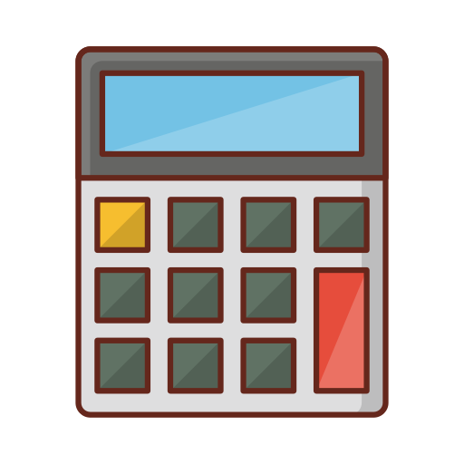 calculatrice Generic Outline Color Icône