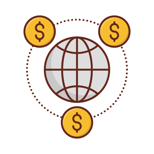 economia globale Generic Outline Color icona