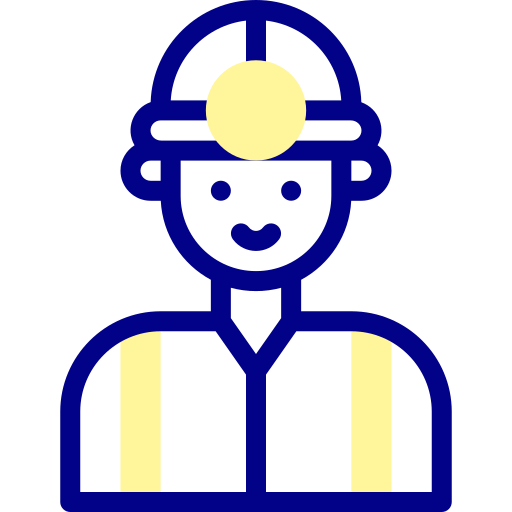 trabajador Detailed Mixed Lineal color icono