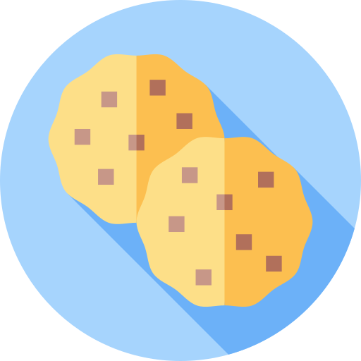 biscotti Flat Circular Flat icona