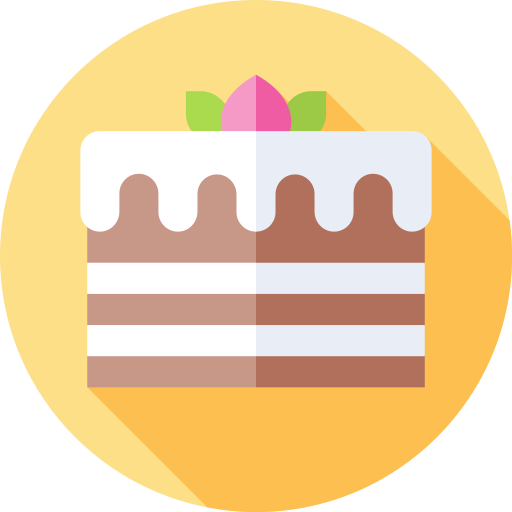 Cake Flat Circular Flat icon