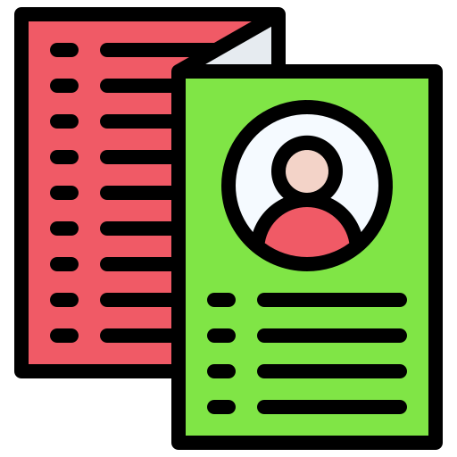 Flyer Generic Outline Color icon