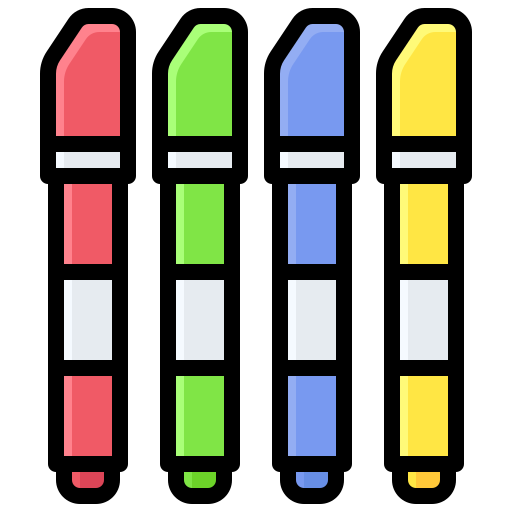 クレヨン Generic Outline Color icon