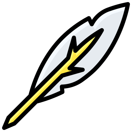 Feather Generic Outline Color icon