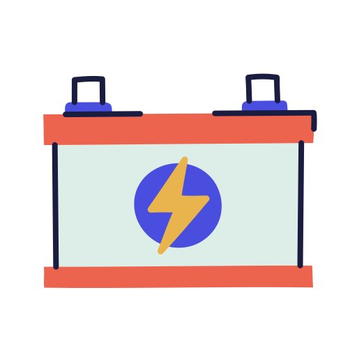 batería Generic Flat icono
