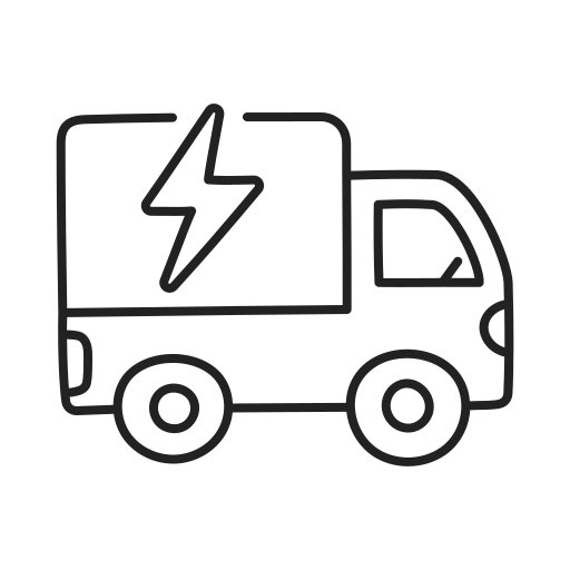 電気自動車 Generic Detailed Outline icon