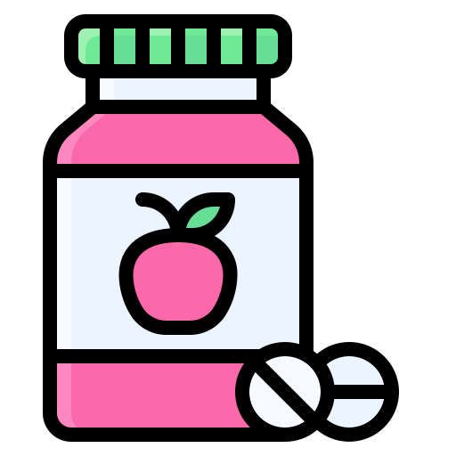 Vitamin Generic Outline Color icon