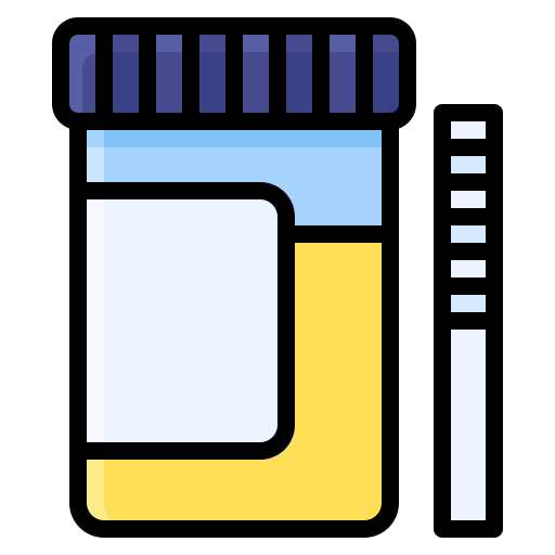 urine test Generic Outline Color icoon