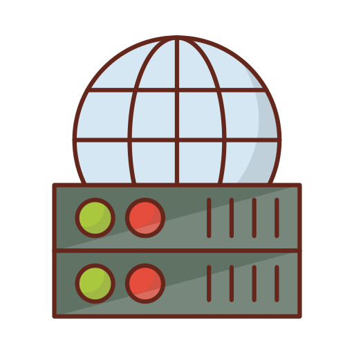 serwer danych Generic Outline Color ikona