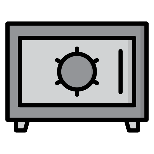 금고 Generic Outline Color icon