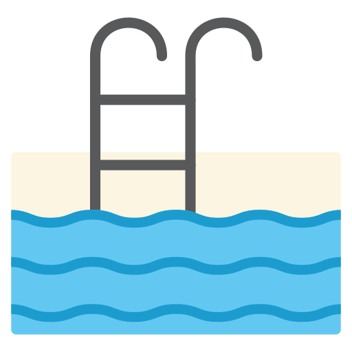 Плавательный бассейн Generic Flat иконка