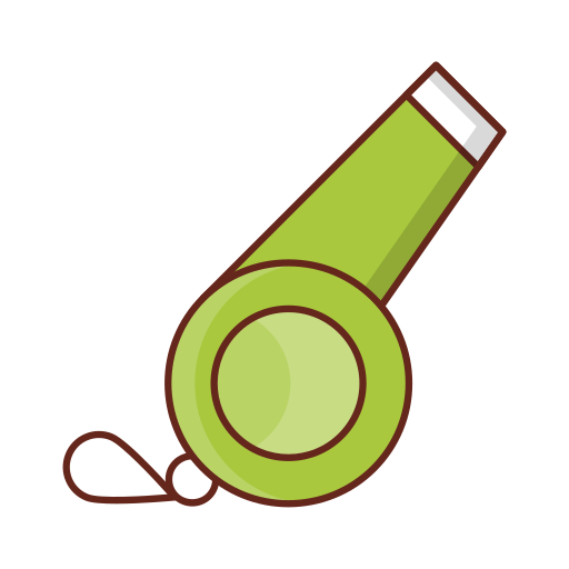 Whistle Generic Outline Color icon