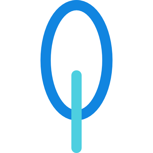 Árbol Kiranshastry Lineal Blue icono