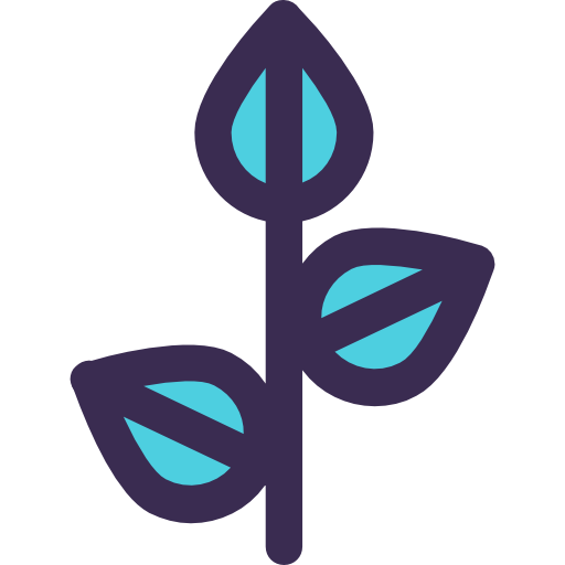 planta Kiranshastry Lineal Color Blue icono