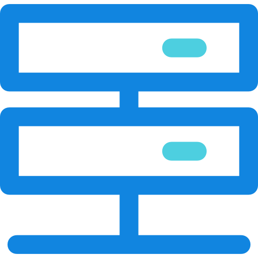 servidor Kiranshastry Lineal Blue icono