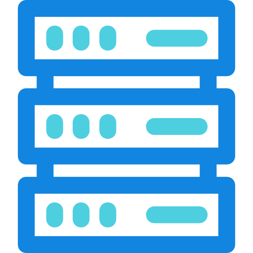 servidor Kiranshastry Lineal Blue icono