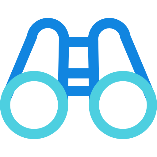 双眼鏡 Kiranshastry Lineal Blue icon