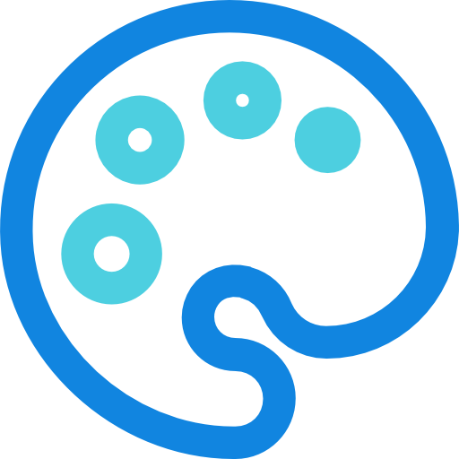 ペイントパレット Kiranshastry Lineal Blue icon